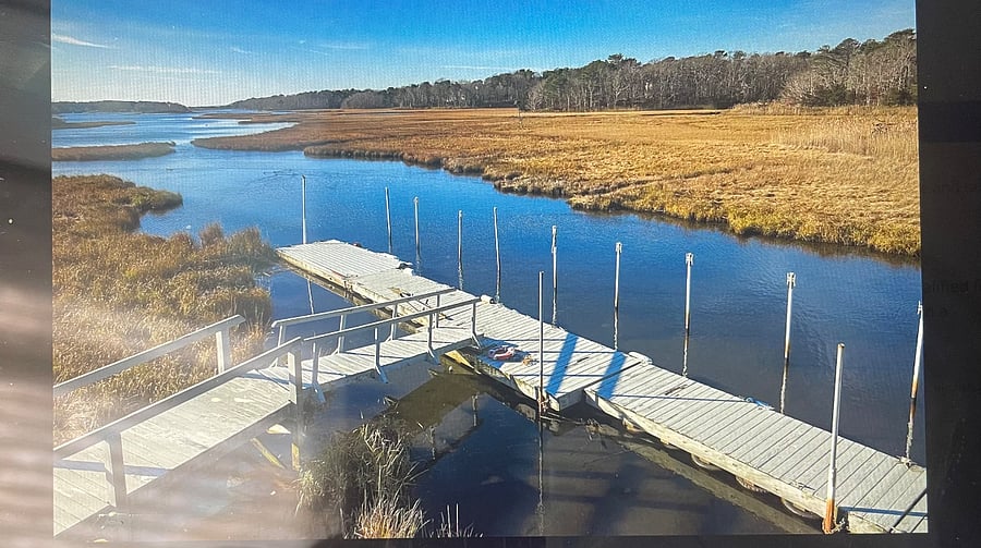 Neighborhood private dock.