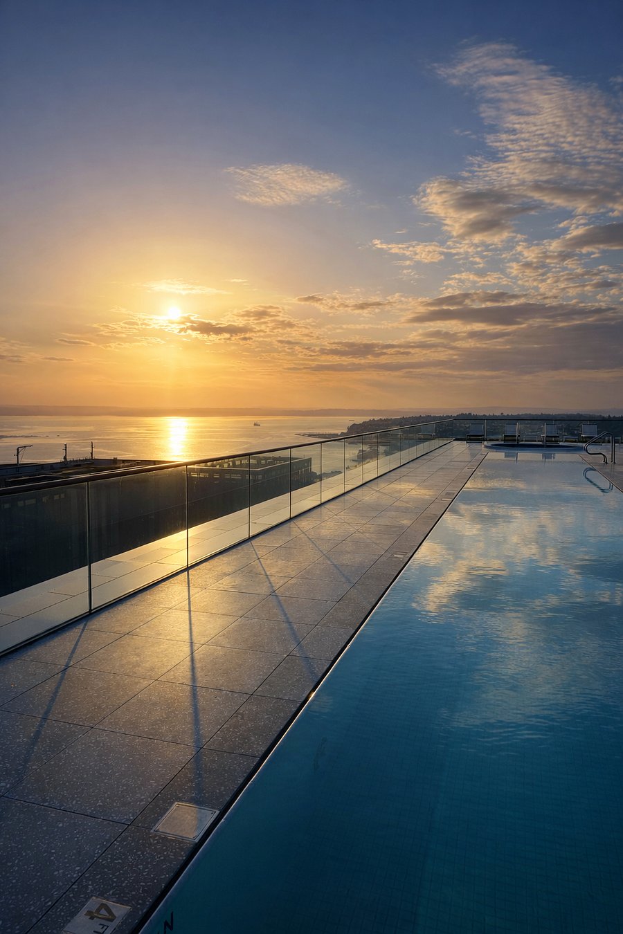 Infinity pool - heated all year around 