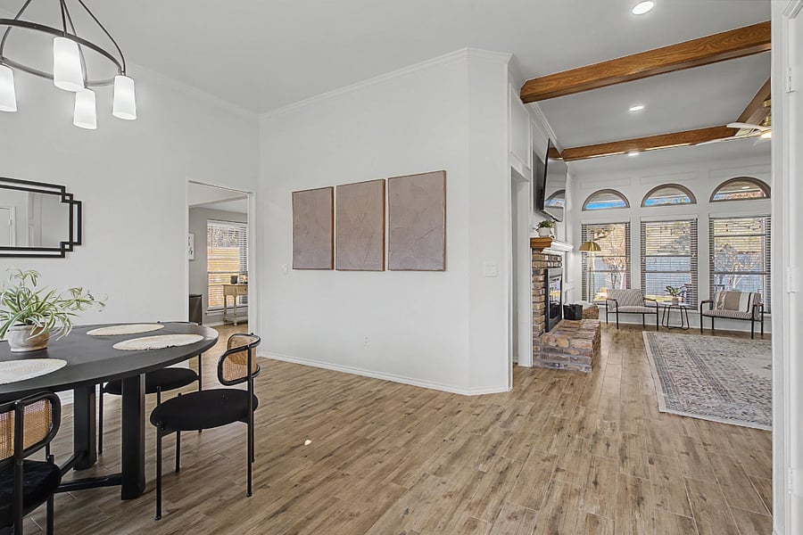 Dining Room and Living Room