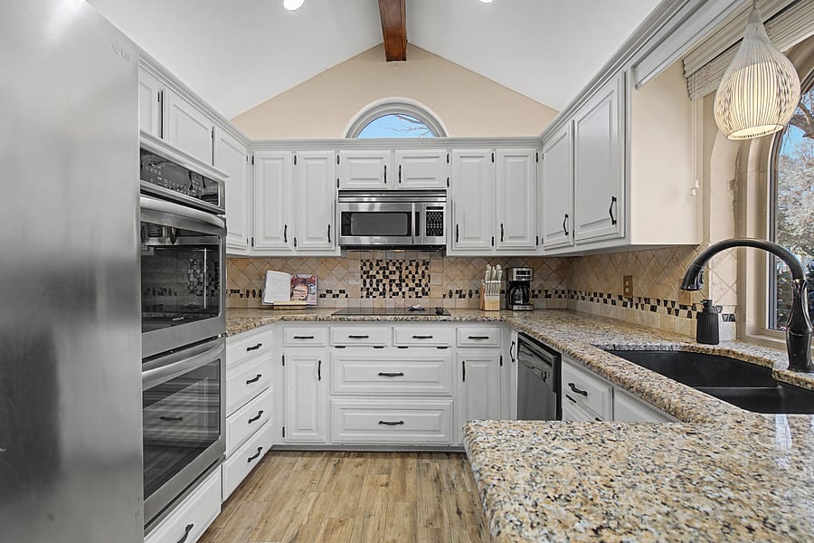 Kitchen with double oven