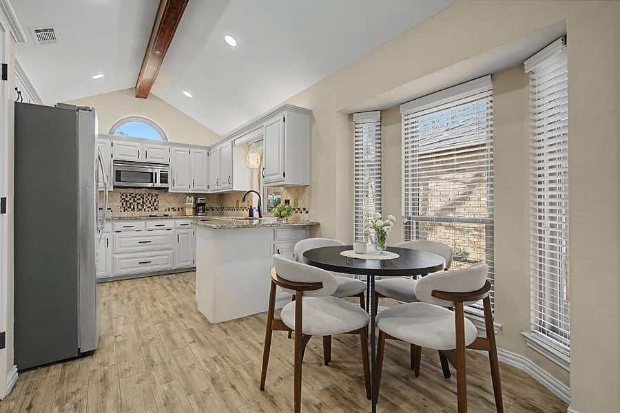 Kitchen and breakfast nook