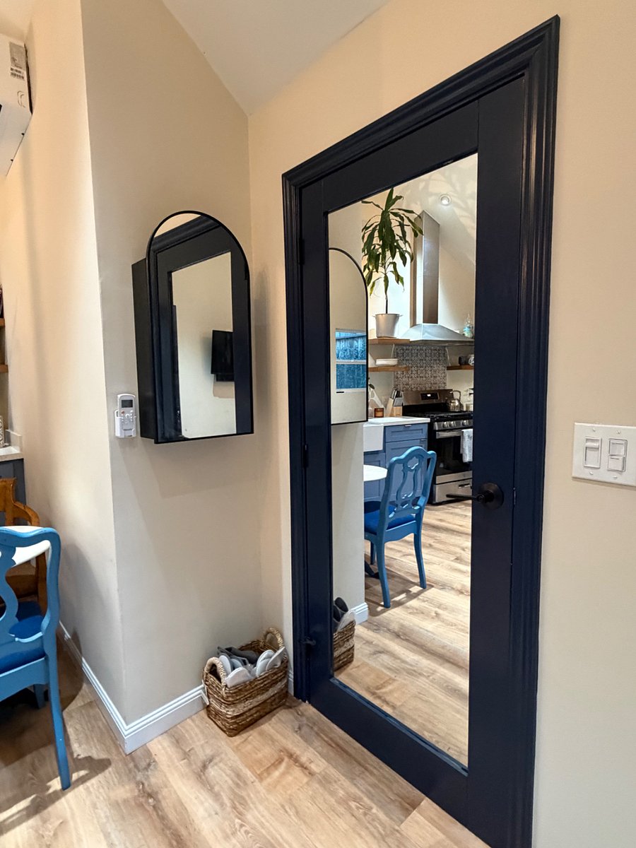 Mirrored Bedroom door