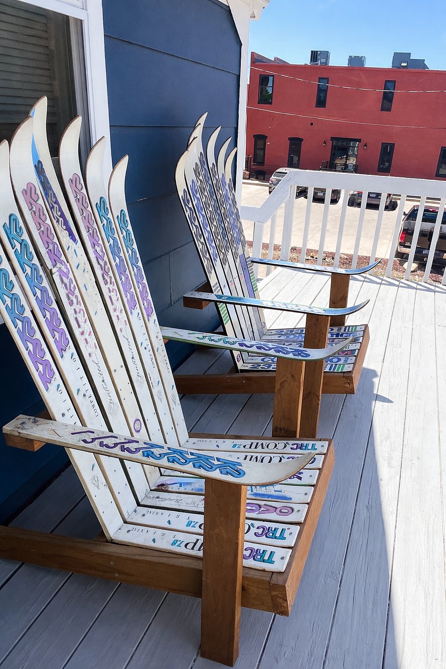 Chairs on upper deck