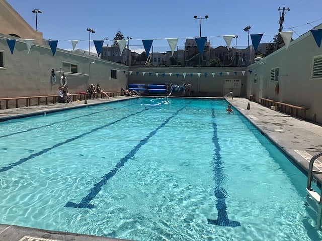 San Francisco's only outdoor public pool almost next door!