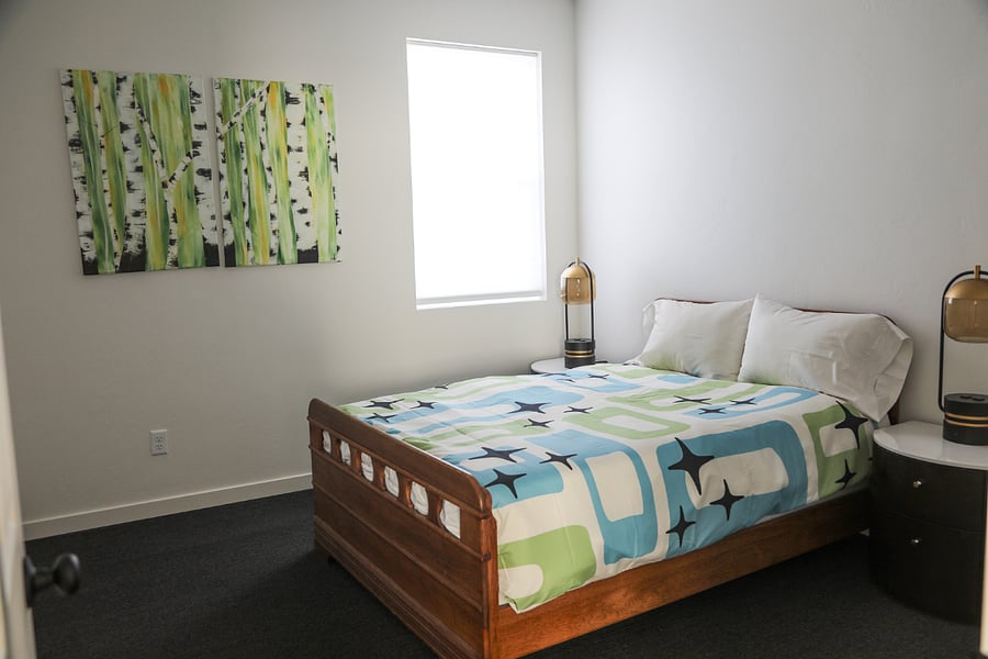 Bedroom 1-spacious with full sized bed.