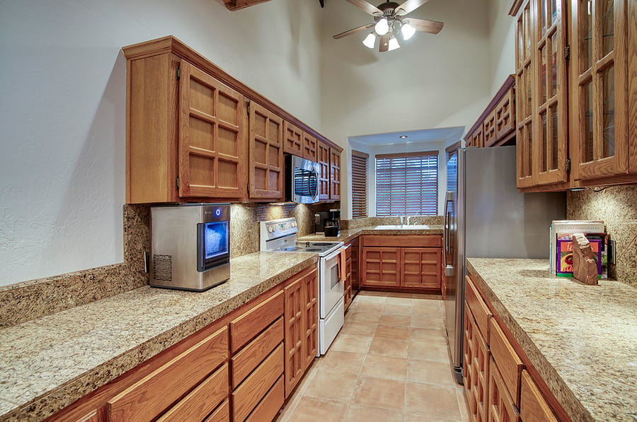 Galley Kitchen - Plenty of storage