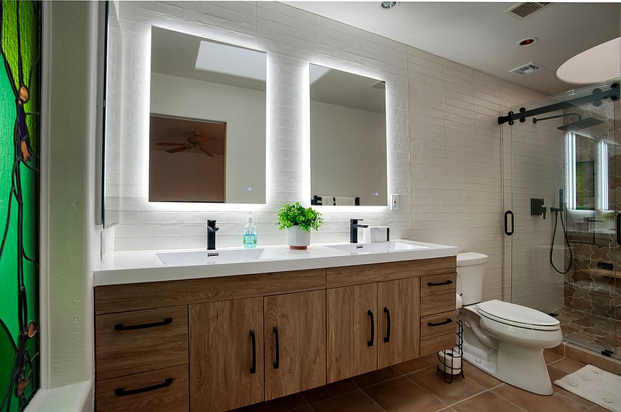 Primary Ensuite Double-Sink Vanity