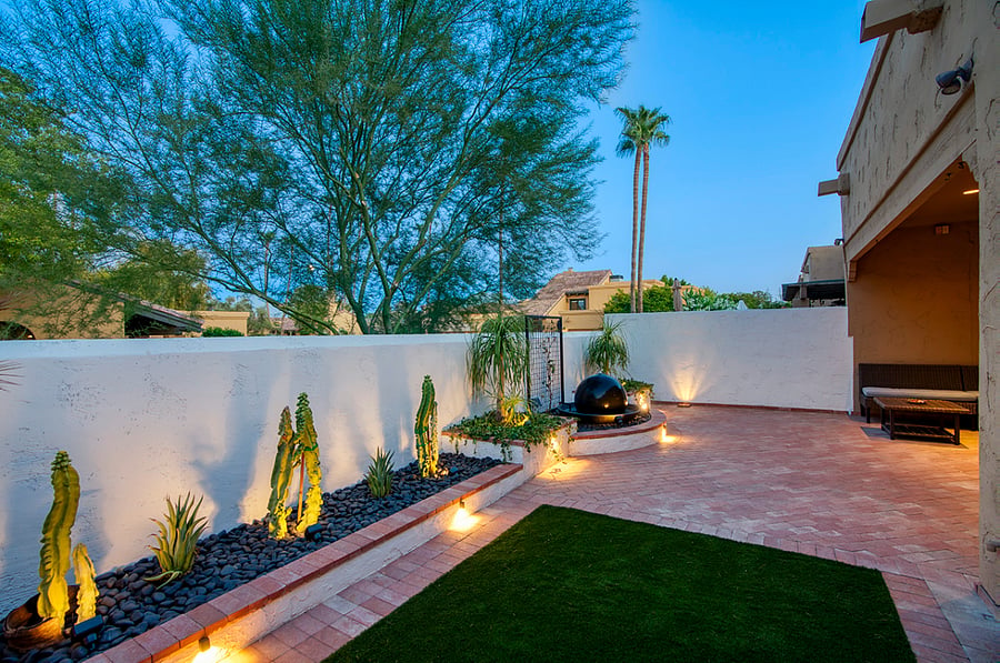 Back Courtyard - Water Feature
