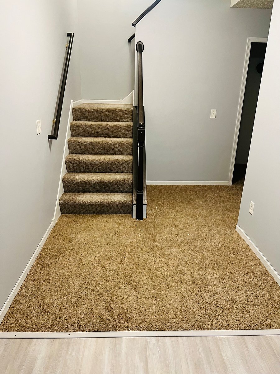 Entry way steps to main level