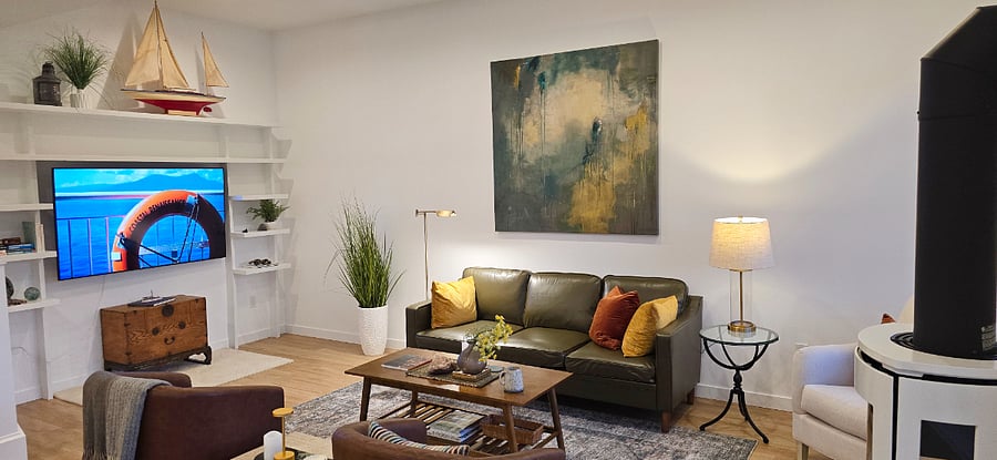Living room with Smart TV