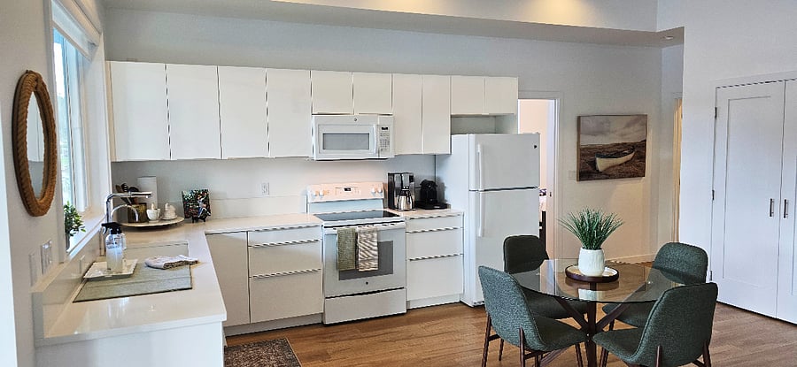 Kitchen and dinning area