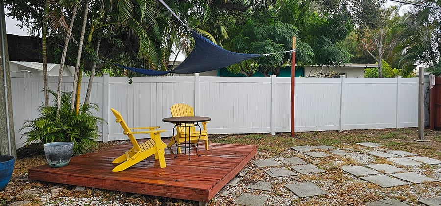 Part of your private back yard