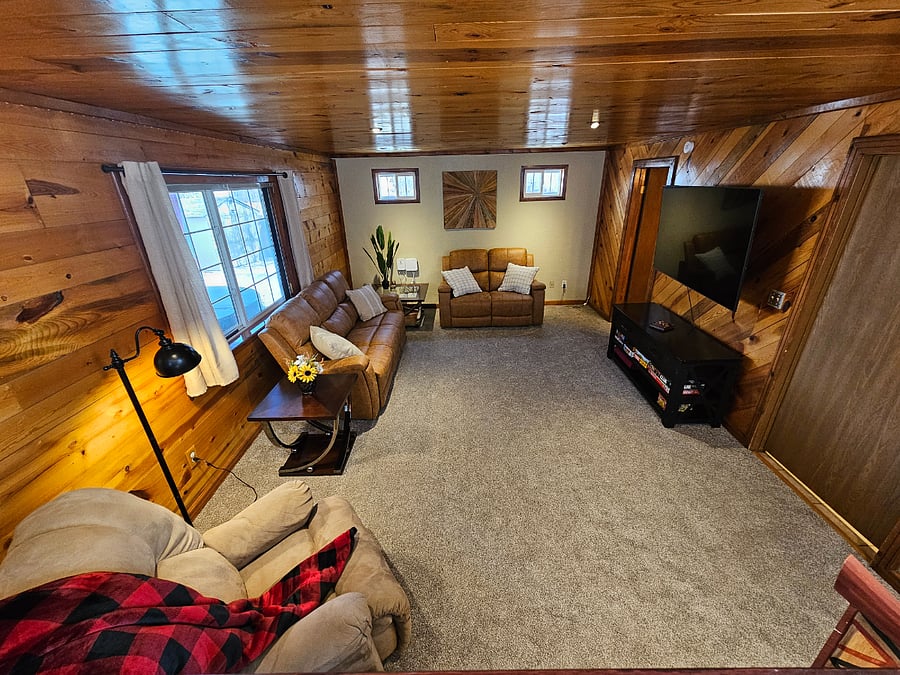 Reclining sofa, loveseat and chair. 