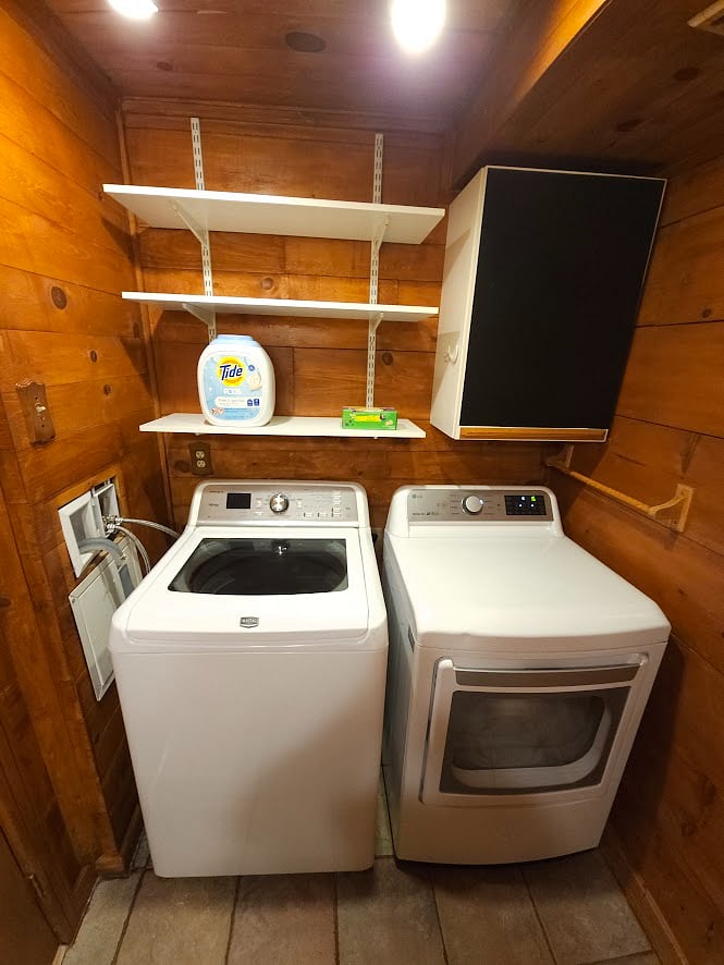 Full size washer and dryer