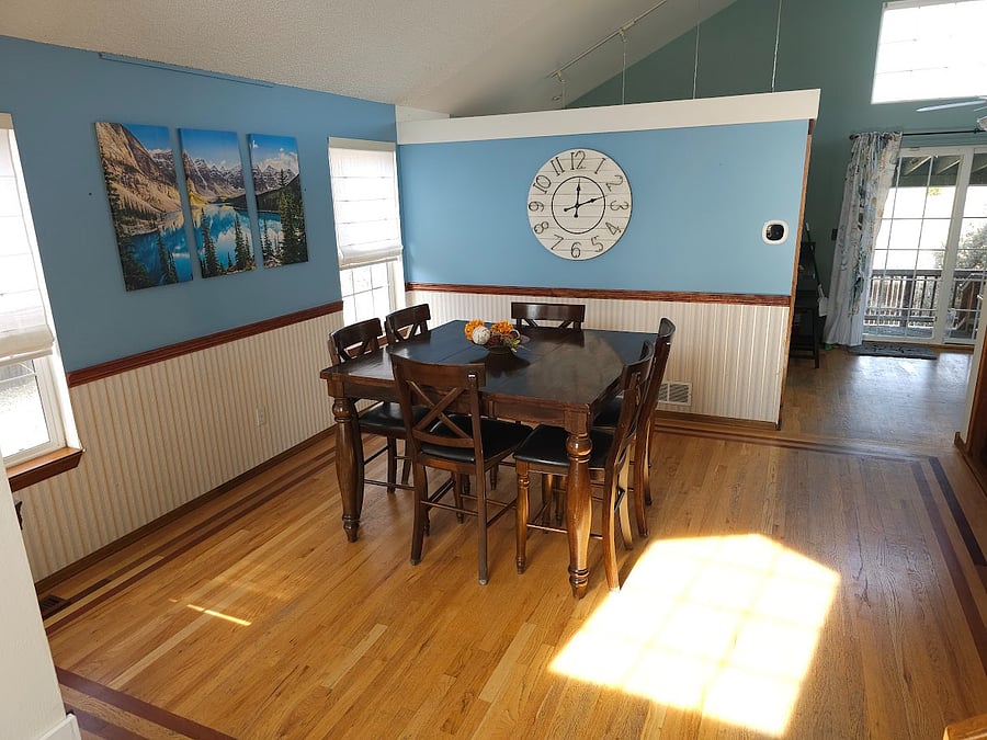 Large dining room table