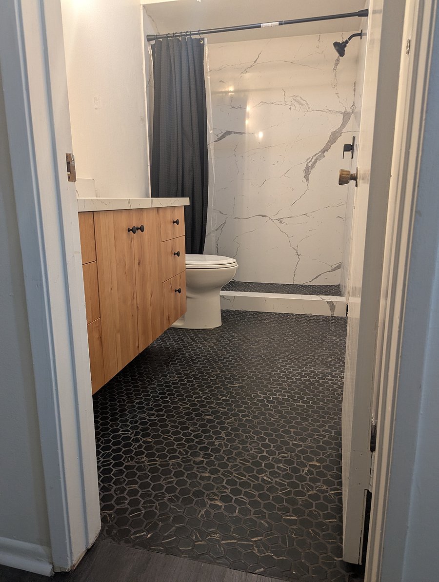 modern and new bathroom