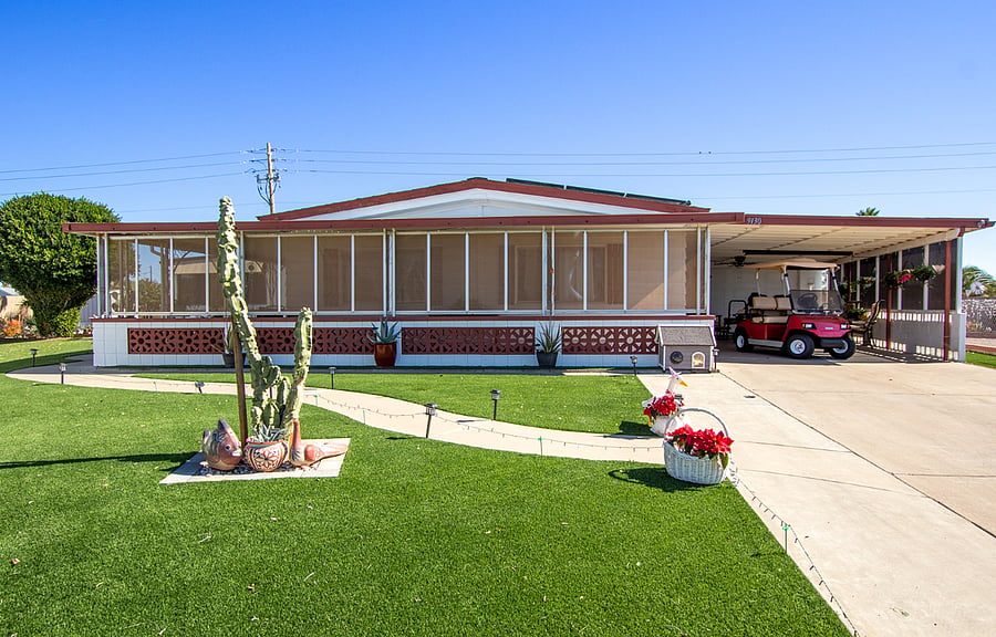 Front of the home
