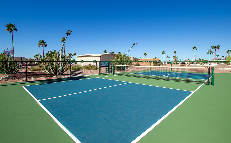 Pickleball court
