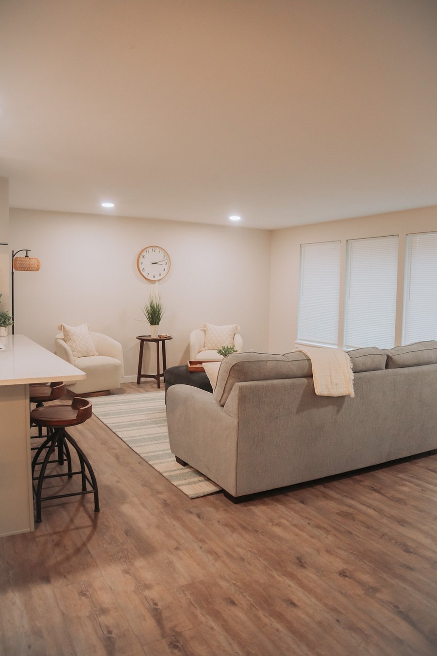 Another view of the front living room and rotating chairs