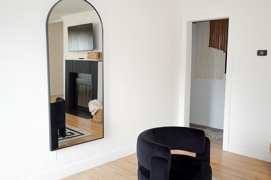 Living room Full size mirror