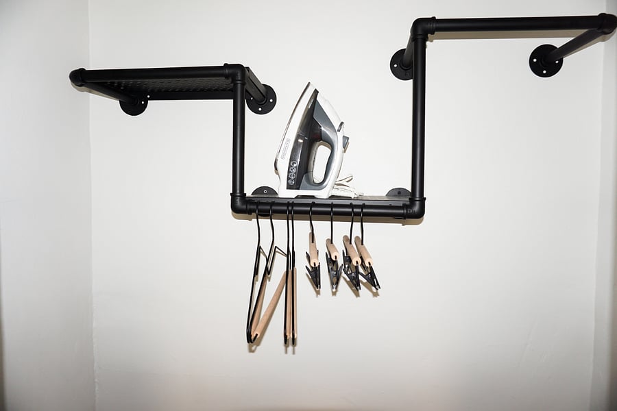 Master Closet with iron 