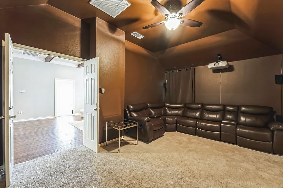 Movie room seating