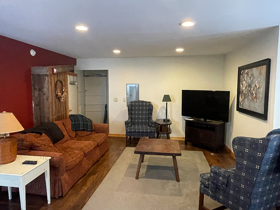 Open Living Room with Smart TV