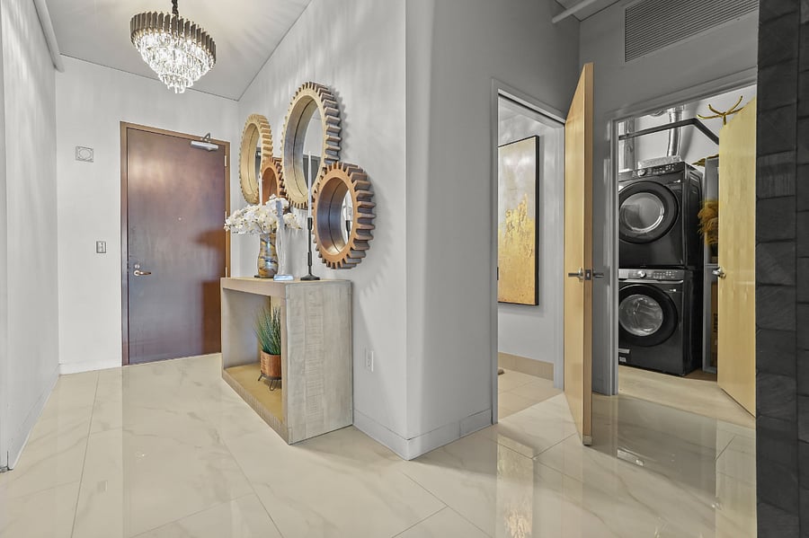 Washer and Dryer inside Unit