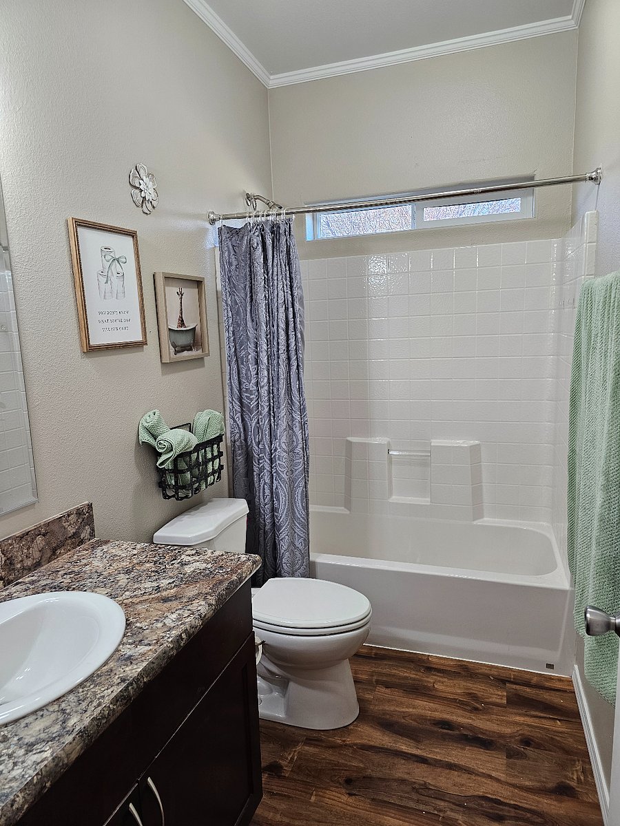 Second full bathroom providing additional convenience and comfort for guests during extended stays