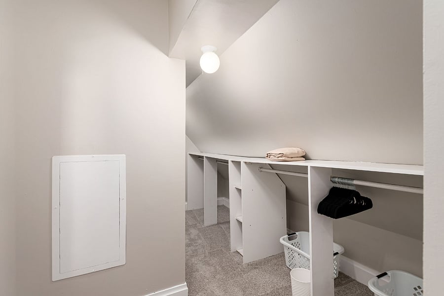 Bedroom 2, large walk in closet