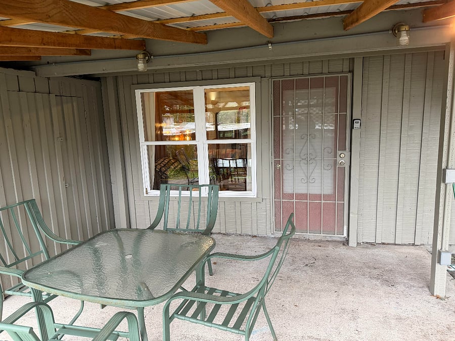 covered outdoor space