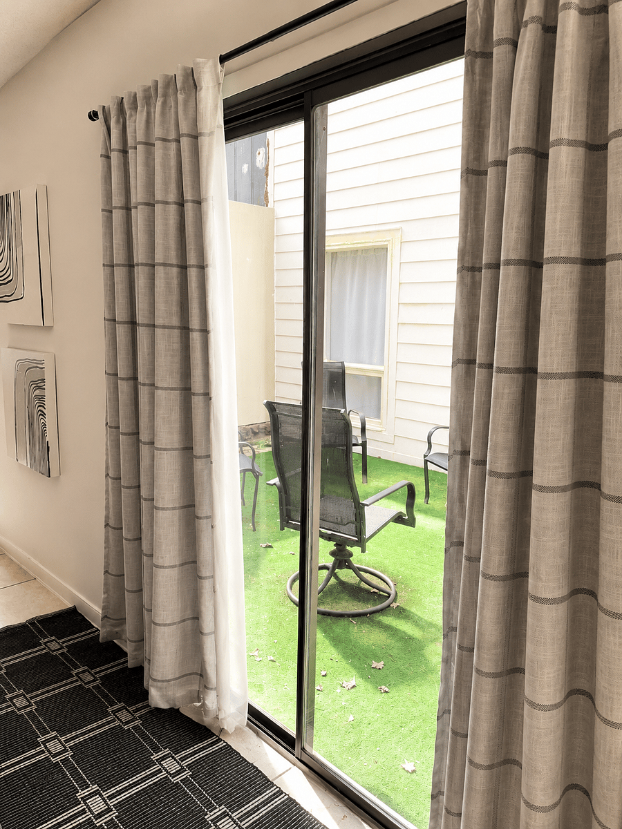 indoor courtyard accessible from the kitchen shown here and from the main floor bedroom shown in the next photo.