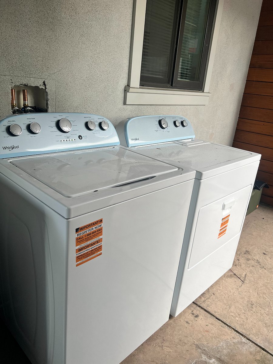 Brand New dedicated washer and dryer (in breezeway)