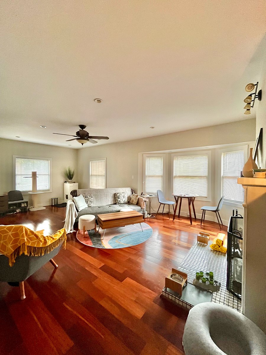 Gorgeous living room with tons of natural light