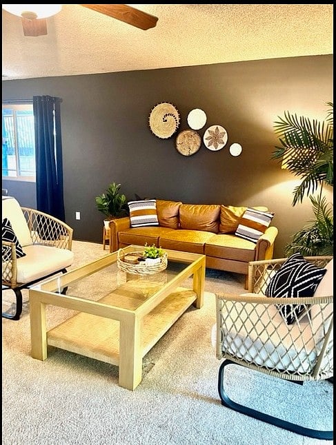 Enjoy one of two living rooms, featuring comfortable seating and a big-screen Roku TV for streaming, movies, or just unwinding after a long day.