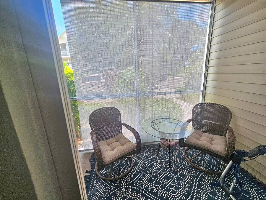 Primary bedroom private lanai