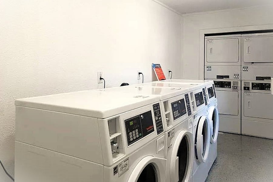 On-site laundry facilities convenient for longer rotation stays. We provide laundry pods, stain spray, baskets, iron and ironing board.