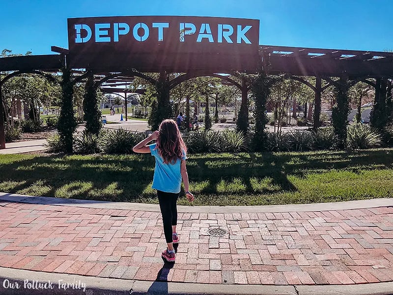 Gainesville's Depot Park is downtown, just a short five-minute drive away.