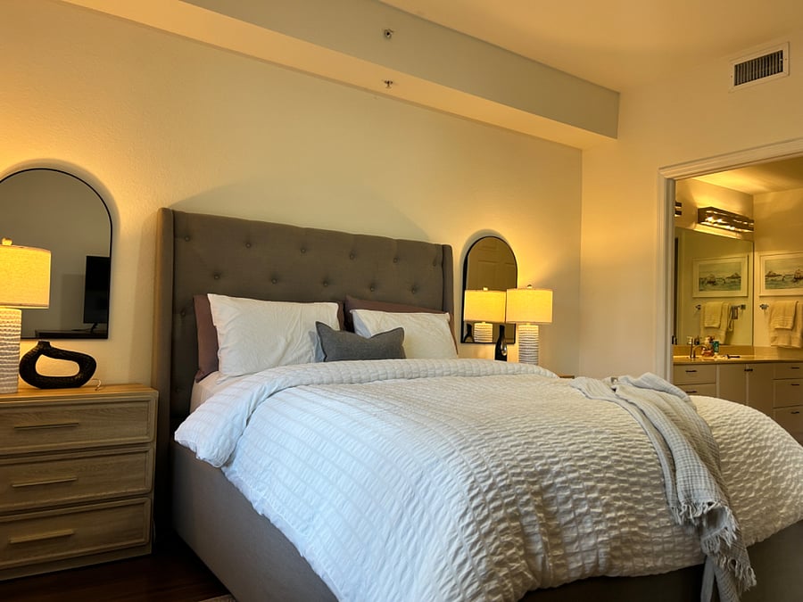 Private, first-floor primary suite