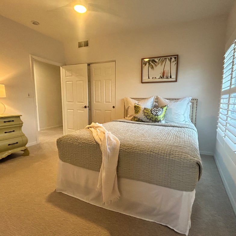 A layout that understands hospitality: 3rd master suite is buffered by the loft