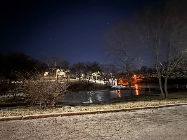 View from side yard