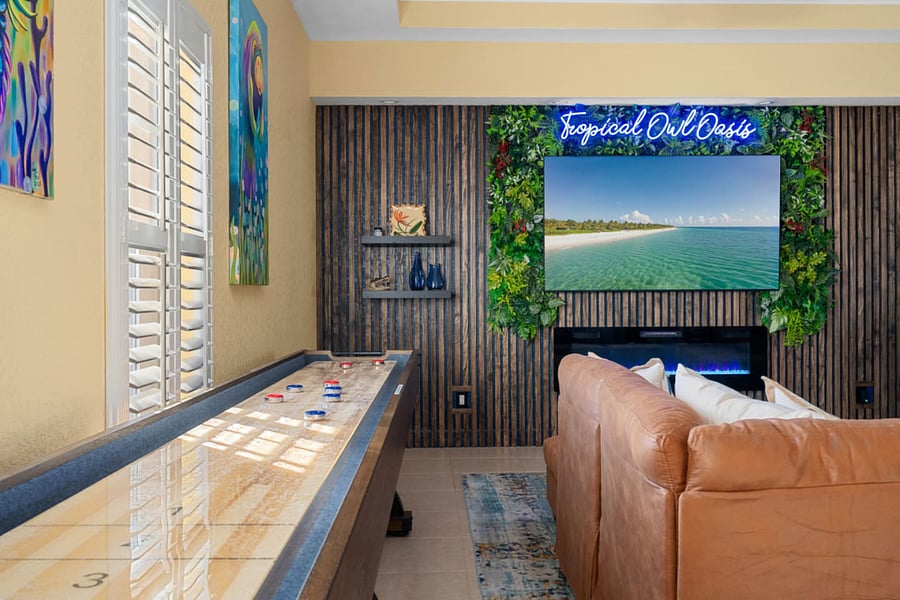 Game Room- Shuffle Board.