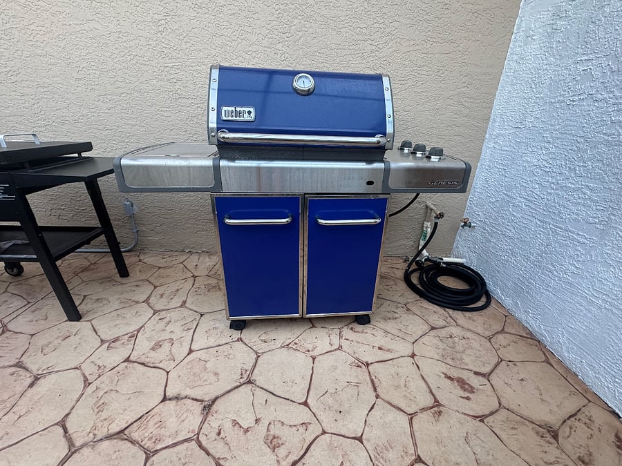 Outdoor grill for an added extra way of cooking up those favorite meals.