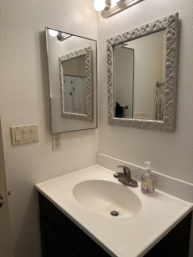 Bathroom 1 attached with shower and tub