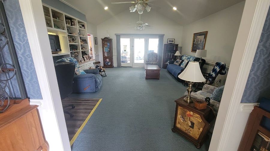 Spacious Living Room - Common Area.