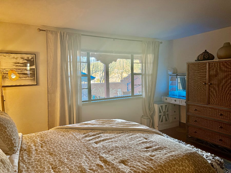 Primary bedroom with views