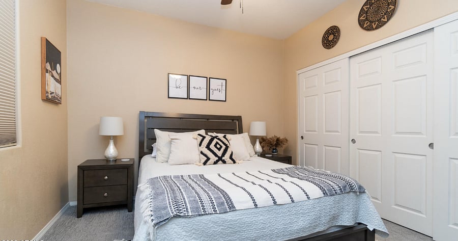 2nd bedroom has a queen bed with new mattress