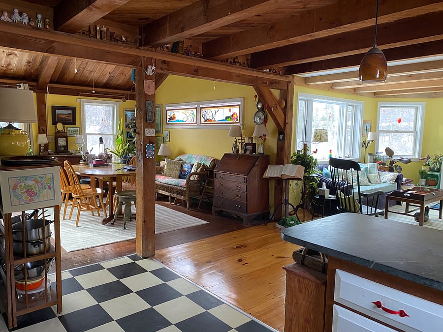 Dining and living room