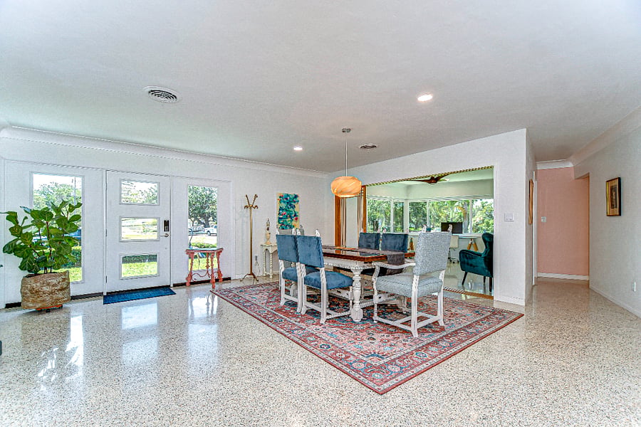 Front Entrance & Dining Room