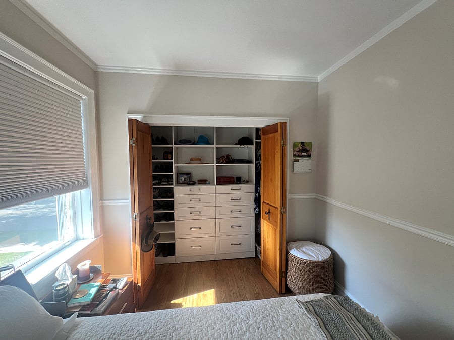 Large closet.